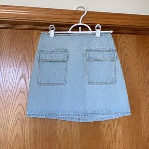 Jean Mini Skirt, size SMALL